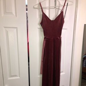 Velvet jumpsuit size small